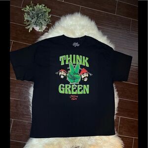 Cheech & Chong Think Green black T shirt sz 3XL